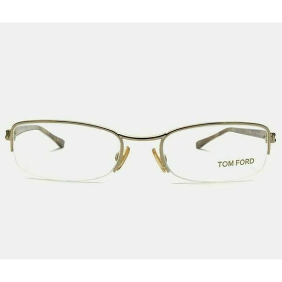 Tom Ford Women Eyeglasses Gold Frame Demo Lens - Picture 2 of 4